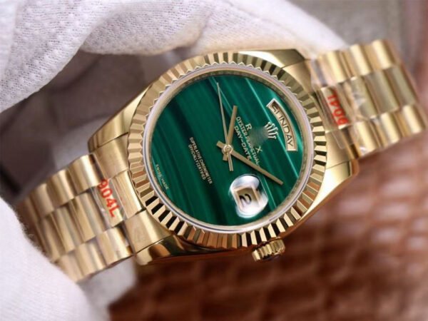 1:1 SUPER REPLICA ROLEX DAY DATE PRESIDENT 18238 MALACHITE GREEN DIAL