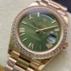 1:1 SUPER REPLICA ROLEX DAY DATE M228345RBR-0011 EW FACTORY DIAMOND-SET BEZEL