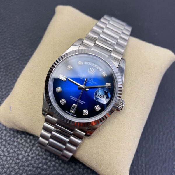 1:1 SUPER REPLICA ROLEX DAY DATE M128239-0023 EW FACTORY DIAMOND-SET DIAL