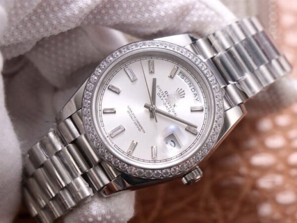 1:1 SUPER REPLICA ROLEX DAY DATE M228349RBR-0001 EW FACTORY STAINLESS STEEL