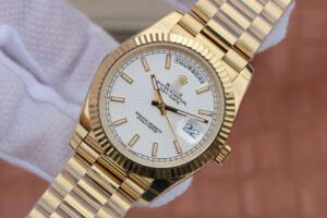 1:1 SUPER REPLICA ROLEX DAY DATE M228238-0008 EW FACTORY WHITE DIAL