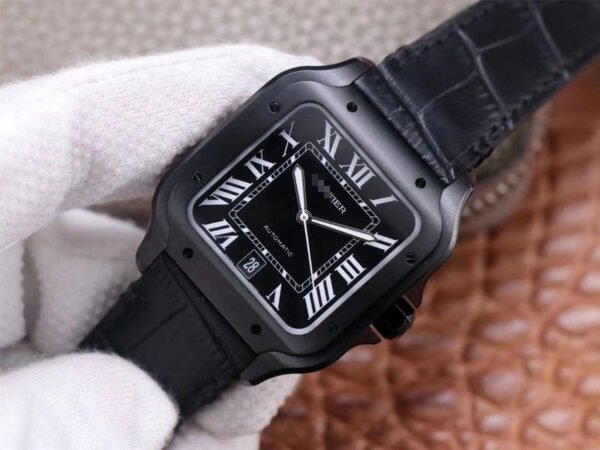 1:1 SUPER REPLICA CARTIER SANTOS WSSA0039 V6 FACTORY CARBON PLATING