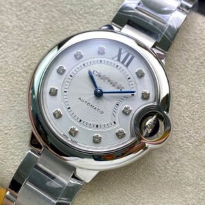1:1 SUPER REPLICA BALLON BLEU DE CARTIER WE902074 33MM V6 FACTORY SILVER STAINLESS STEEL STRAP