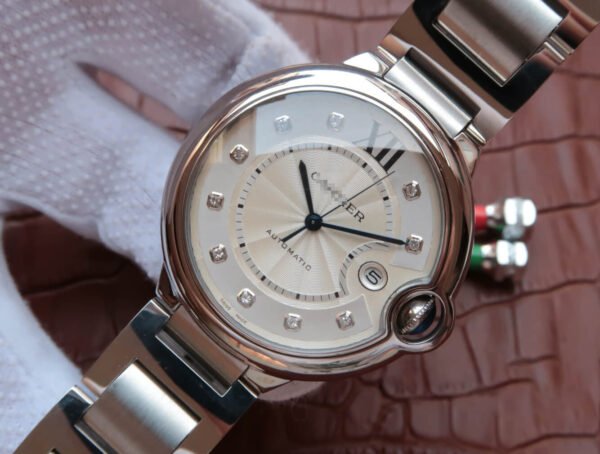 1:1 SUPER REPLICA BALLON BLEU DE CARTIER WE902075 JF FACTORY DIAMOND-SET DIAL