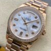 1:1 SUPER REPLICA ROLEX DAY DATE 128238 EW FACTORY WHITE DIAL GOLD STRAP