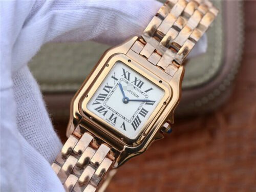 1:1 SUPER REPLICA PANTHERE DE CARTIER WGPN0007 27MM 8848 FACTORY WHITE DIAL