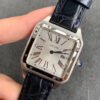 1:1 SUPER REPLICA CARTIER SANTOS WSSA0022 MEN WATCHES BLACK RUBBER STRAP