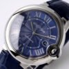 1:1 SUPER REPLICA BALLON BLEU DE CARTIER 42MM WSBB0027 AF FACTORY BLUE STRAP