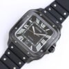 1:1 SUPER REPLICA CARTIER SANTOS WSSA0039 GF FACTORY CHARCOAL BLACK CASE