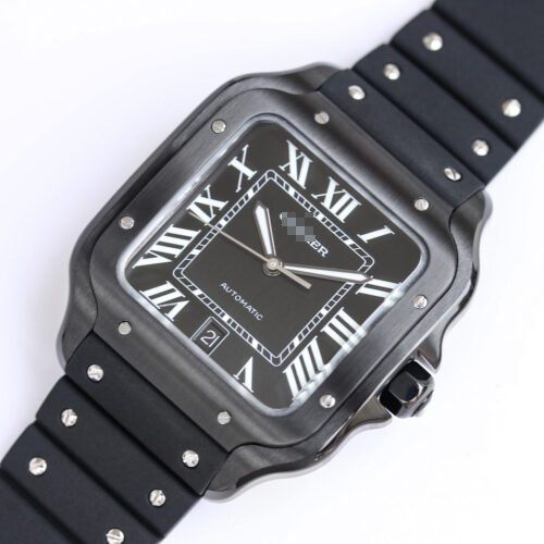 1:1 SUPER REPLICA CARTIER SANTOS WSSA0039 GF FACTORY CHARCOAL BLACK CASE
