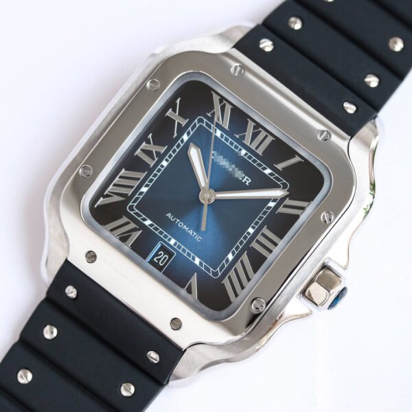 1:1 SUPER REPLICA CARTIER SANTOS WSSA0030 GF FACTORY V2 STAINLESS STEEL BEZEL