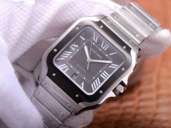 1:1 SUPER REPLICA CARTIER SANTOS DE LARGE WSSA0037 V6 FACTORY GRAY DIAL