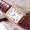 1:1 SUPER REPLICA CARTIER TANK W5200026 V9 FACTORY WHITE DIAL