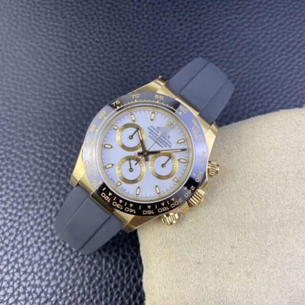 1:1 SUPER REPLICA ROLEX COSMOGRAPH DAYTONA M116518LN-0041 CLEAN FACTORY BLACK STRAP