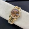 1:1 SUPER REPLICA ROLEX DAY DATE M128348RBR-0005 EW FACTORY GOLD STRAP