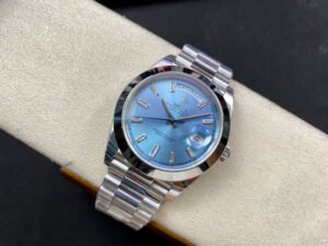 1:1 SUPER REPLICA ROLEX DAY DATE 228206 EW FACTORY STAINLESS STEEL STRAP