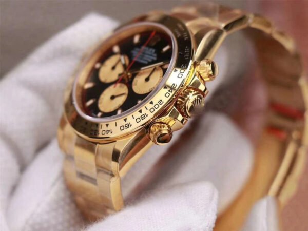 1:1 SUPER REPLICA ROLEX DAYTONA M116508-0009 NOOB FACTORY BLACK DIAL 4130 MOVEMENT