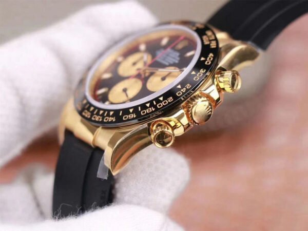 1:1 SUPER REPLICA ROLEX DAYTONA M116518LN-0047 NOOB FACTORY BLACK DIAL 4130 MOVEMENT