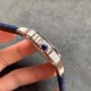 1:1 SUPER REPLICA CARTIER SANTOS WSSA0030 V6 FACTORY BLUE STRAP