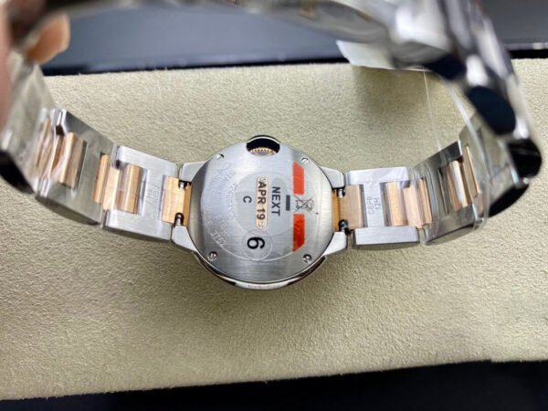 1:1 SUPER REPLICA BALLON BLEU DE CARTIER 28MM W3BB0005 V6 FACTORY WHITE DIAL
