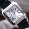 1:1 SUPER REPLICA CARTIER SANTOS DUMONT WSSA0032 F1 FACTORY SILVER DIAL