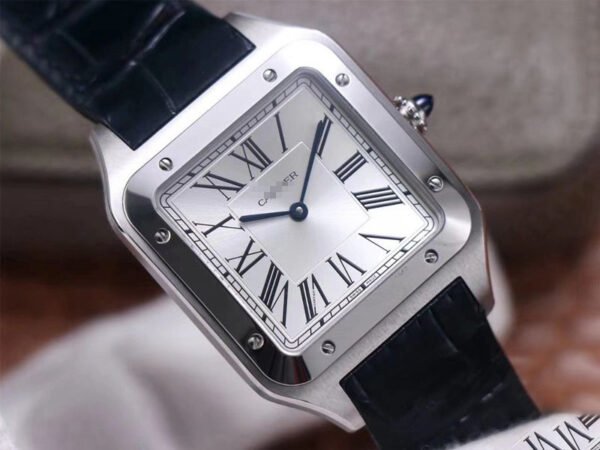 1:1 SUPER REPLICA CARTIER SANTOS DUMONT WSSA0032 F1 FACTORY SILVER DIAL