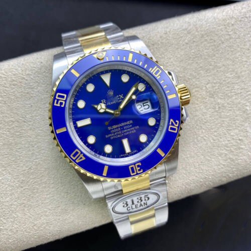 1:1 SUPER REPLICA ROLEX SUBMARINER 116613LB-97203 CLEAN FACTORY STAINLESS STEEL STRAP