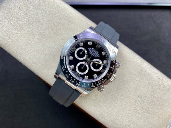 1:1 SUPER REPLICA ROLEX DAYTONA M116519LN-0025 BT FACTORY RUBBER STRAP