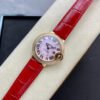 1:1 SUPER REPLICA BALLON BLEU DE CARTIER 33MM WJBB0033 3K FACTORY LEATHER STRAP