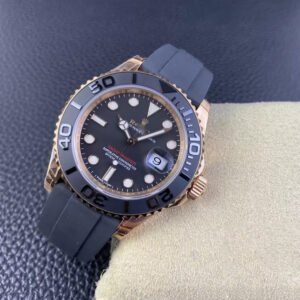 1:1 SUPER REPLICA ROLEX YACHT MASTER M126655-0002 40MM VS FACTORY BLACK STRAP