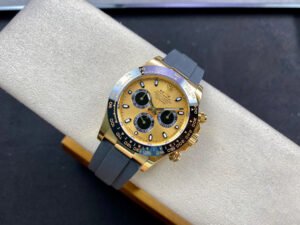 1:1 SUPER REPLICA ROLEX DAYTONA M116518LN-0048 BT FACTORY RUBBER STRAP