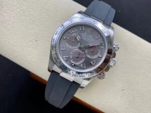 1:1 SUPER REPLICA ROLEX COSMOGRAPH DAYTONA 116519-0104 CLEAN FACTORY BLACK RUBBER STRAP