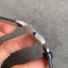 1:1 SUPER REPLICA CARTIER SANTOS WSSA0023 LADIES BLACK STRAP