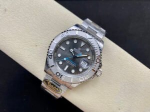 1:1 SUPER REPLICA ROLEX YACHT MASTER M126622-0001 CLEAN FACTORY GREY STRAP