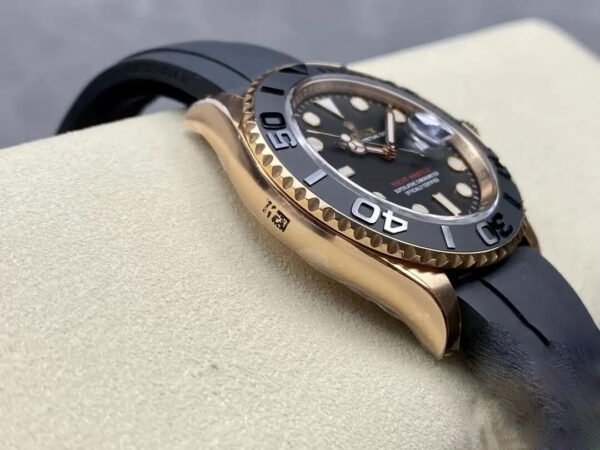 1:1 SUPER REPLICA ROLEX YACHT MASTER M126655-0002 CLEAN FACTORY RUBBER STRAP