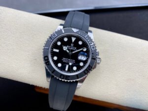1:1 SUPER REPLICA ROLEX YACHT MASTER M226659-0002 CLEAN FACTORY BLACK STRAP