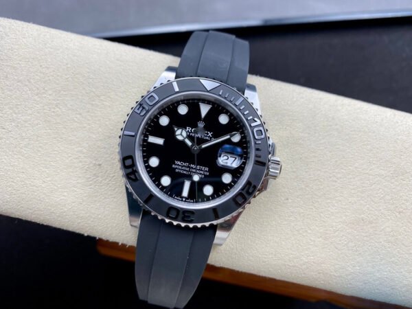 1:1 SUPER REPLICA ROLEX YACHT MASTER M226659-0002 CLEAN FACTORY BLACK STRAP
