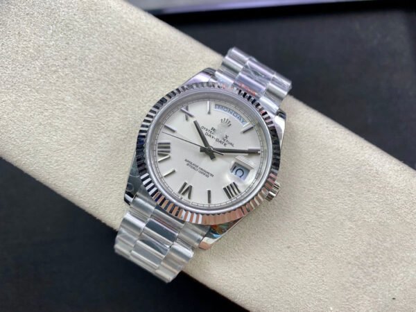 1:1 SUPER REPLICA ROLEX DAY DATE 228239-83419 EW FACTORY STAINLESS STEEL STRAP