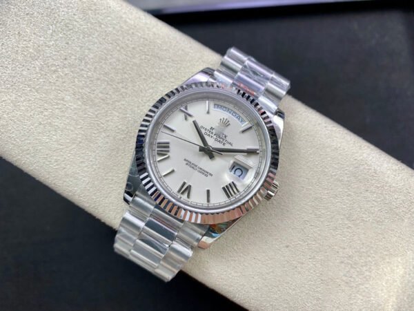 1:1 SUPER REPLICA ROLEX DAY DATE 228239-83419 EW FACTORY STAINLESS STEEL STRAP
