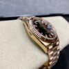 1:1 SUPER REPLICA ROLEX DAY DATE 40MM EW FACTORY ROSE GOLD BLACK DIAL