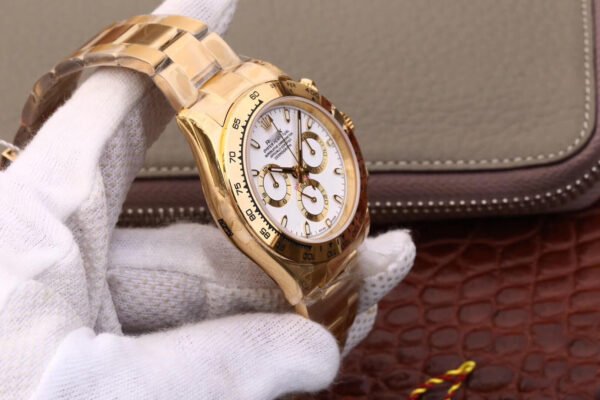 1:1 SUPER REPLICA ROLEX DAYTONA COSMOGRAPH M116508-0001 JH FACTORY GOLD CASE