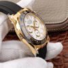 1:1 SUPER REPLICA ROLEX DAYTONA COSMOGRAPH M116518LN-0041 JH FACTORY RUBBER STRAP