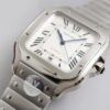 1:1 SUPER REPLICA CARTIER SANTOS WSSA0009 BV FACTORY STAINLESS STEEL WHITE DIAL