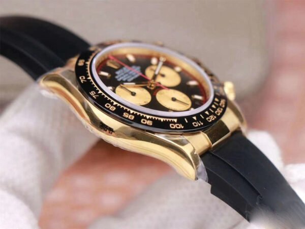 1:1 SUPER REPLICA ROLEX DAYTONA M116518LN-0047 NOOB FACTORY BLACK DIAL 4130 MOVEMENT