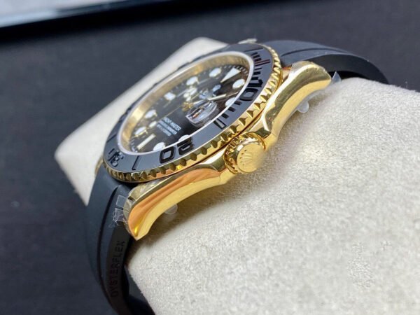 1:1 SUPER REPLICA ROLEX YACHT MASTER M226658-0001 42MM OW FACTORY BLACK RUBBER STRAP