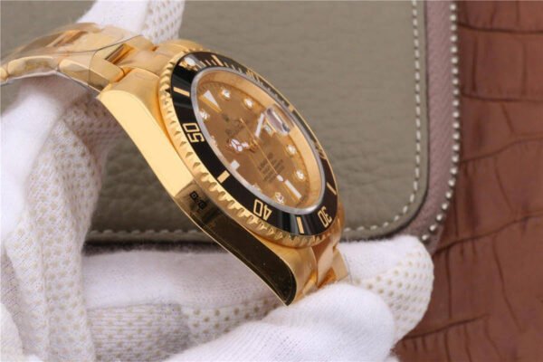 1:1 SUPER REPLICA ROLEX SUBMARINER 116618 NOOB FACTORY GOLD STRAP