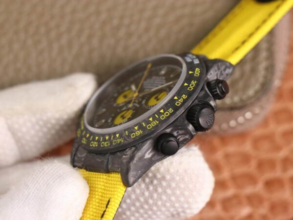 1:1 SUPER REPLICA ROLEX DAYTONA DIW RETROFIT VERSION WWF FACTORY YELLOW STRAP