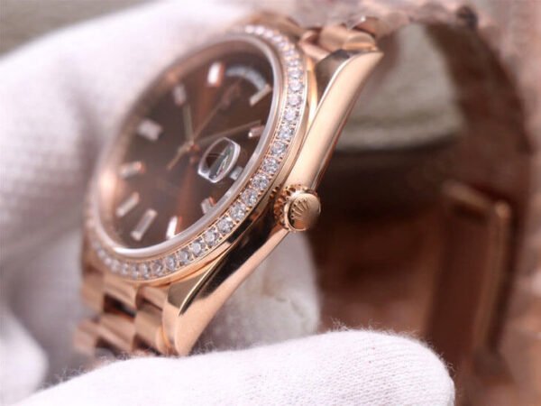 1:1 SUPER REPLICA ROLEX DAY DATE M228345RBR-0006 EW FACTORY BROWN DIAL