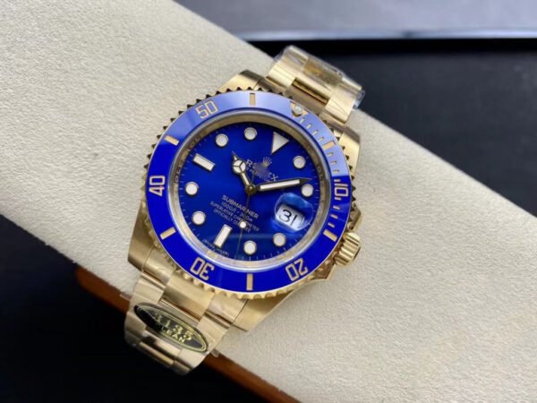 1:1 SUPER REPLICA ROLEX SUBMARINER M116618LB-0003 CLEAN FACTORY GOLD STRAP