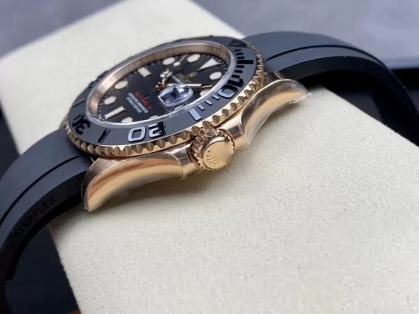 1:1 SUPER REPLICA ROLEX YACHT MASTER M126655-0002 CLEAN FACTORY RUBBER STRAP